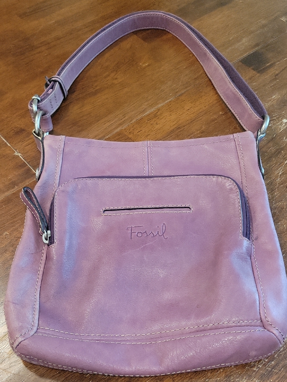 Fossil Hanover Messenger Bag Light Purple